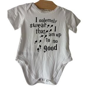 ❤️5/$25❤️ NWOT Harry Potter White Baby Onesie